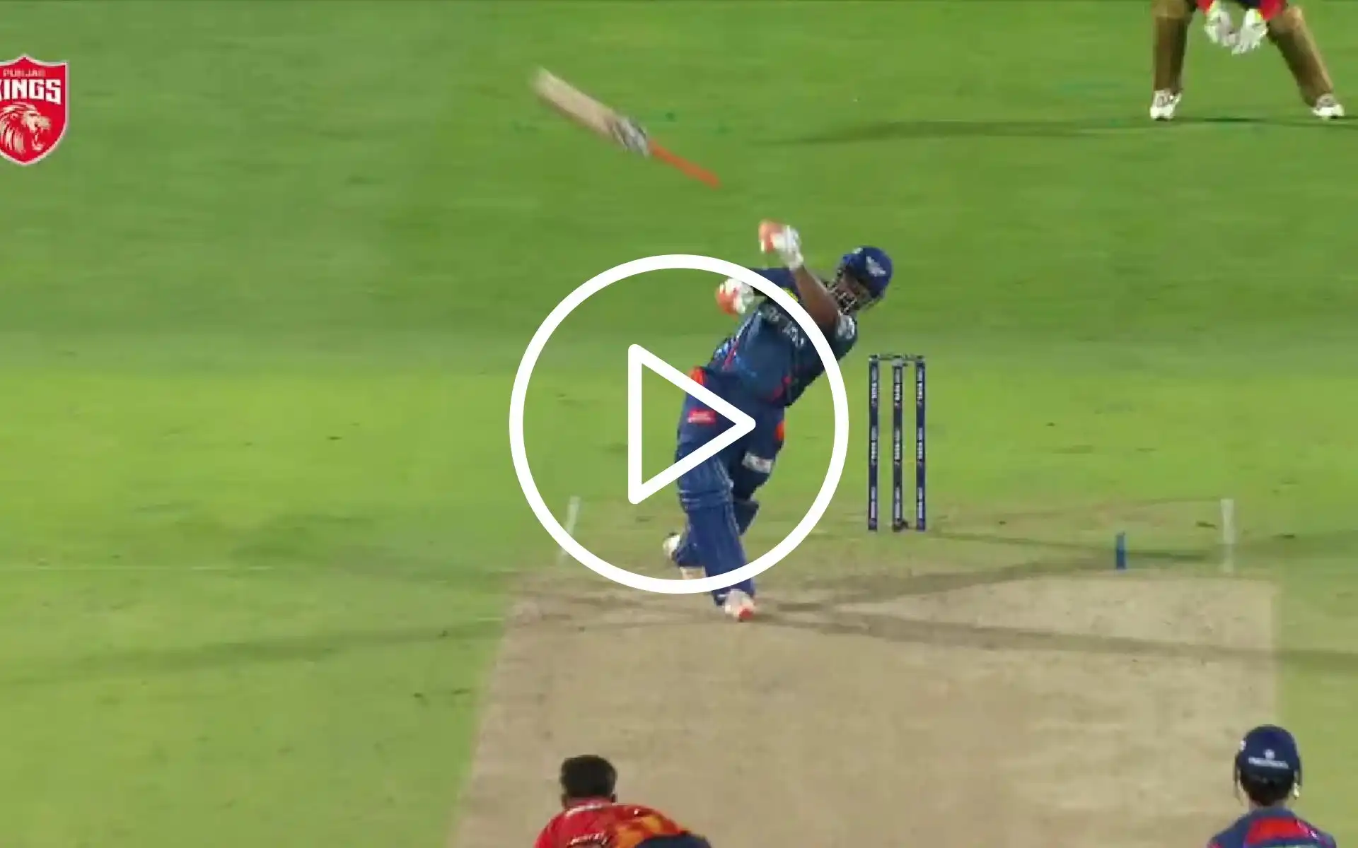 [Watch] Rishabh Pant Loses Bat As Omarzai Traps LSG Captain To Make His Life Miserable